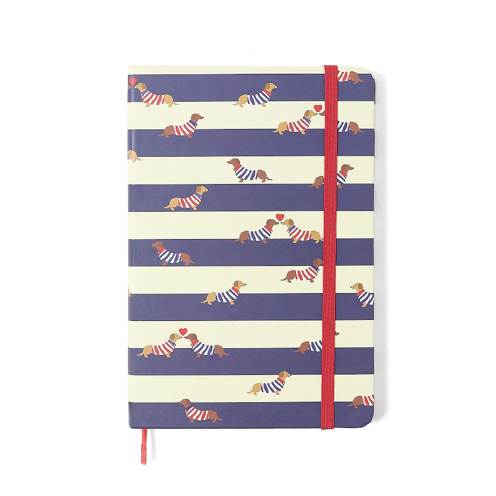 Caderneta Anotações 160 Folhas Sem Pauta Praia - Cachorros Caderneta Anotações 160 Folhas Sem Pauta Praia - Cachorros