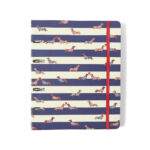 Fichário Caderno Argolado Criativo Pautado - Praia - Cachorros Fichário Caderno Argolado Criativo Pautado - Praia - Cachorros