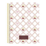 Caderno Espiral Universitário Grande Capa Dura 80 Folhas Sweet Cherry - Estampas Sortidas
