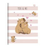 Caderno Brochura Costurado Sem Mola Universitário Grande Capa Dura 80 Folhas Capycuties - Estampas S Caderno Brochura Costurado Sem Mola Universitário Grande Capa Dura 80 Folhas Capycuties - Estampas S