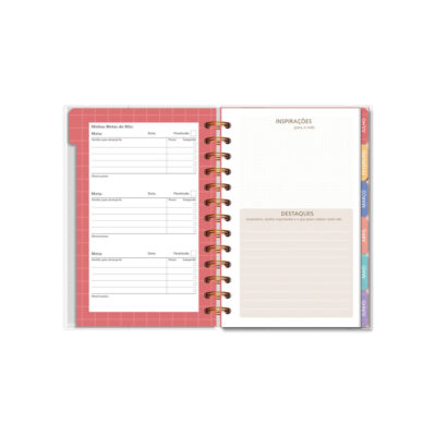 Planner Espiral Permanente – Gato Na Janela