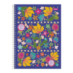 Caderno 1/4 Pequeno Espiral Capa Dura 80 Folhas Lush - Estampas Sortidas Caderno 1/4 Pequeno Espiral Capa Dura 80 Folhas Lush - Estampas Sortidas