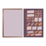 Caderno 1/4 Pequeno Espiral Capa Dura 80 Folhas Flashy - Cores Sortidas Caderno 1/4 Pequeno Espiral Capa Dura 80 Folhas Flashy - Cores Sortidas