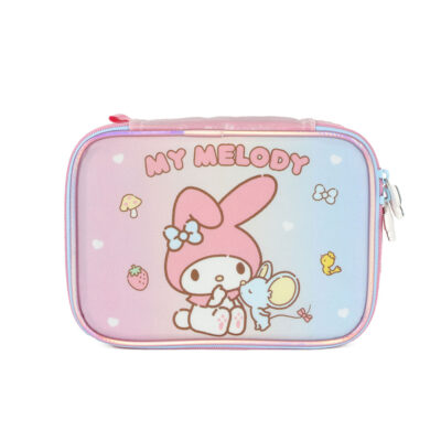 Estojo Box Amigos Da Hello Kitty - Rosa
