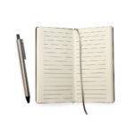 Caderneta Costurada Capa Flexível 80 Folhas A6 - Bege