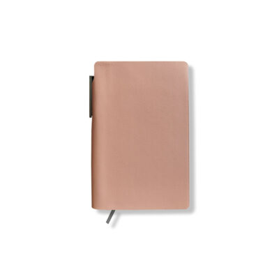 Caderneta Costurada Capa Flexível 80 Folhas A6 - Salmão