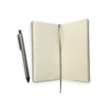 Caderneta Costurada Capa Flexível 80 Folhas A6 - Veludo Azul