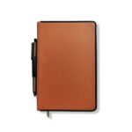 Caderneta Costurada Capa Dura 100 Folhas A5 Com Borda Preta - Caramelo Caderneta Costurada Capa Dura 100 Folhas A5 Com Borda Preta - Caramelo