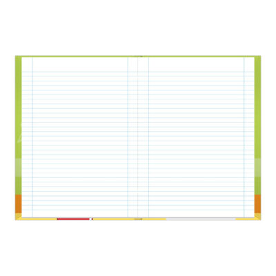 Caderno 1/4 Pequeno Brochura Costurado Sem Mola Capa Dura 80 Folhas Fini – Estampas Sortidas