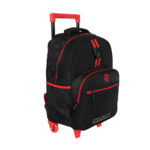 Mochila Com Rodinhas Flamengo - Preto/Vermelho