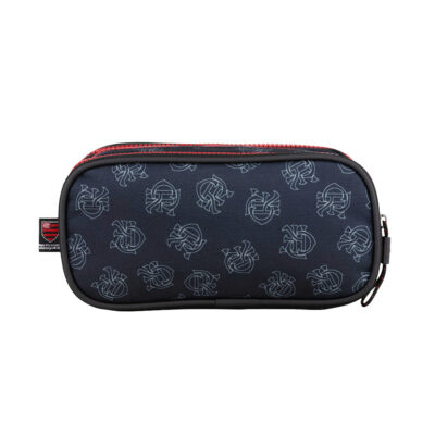 Estojo Triplo Flamengo – Preto/Vermelho