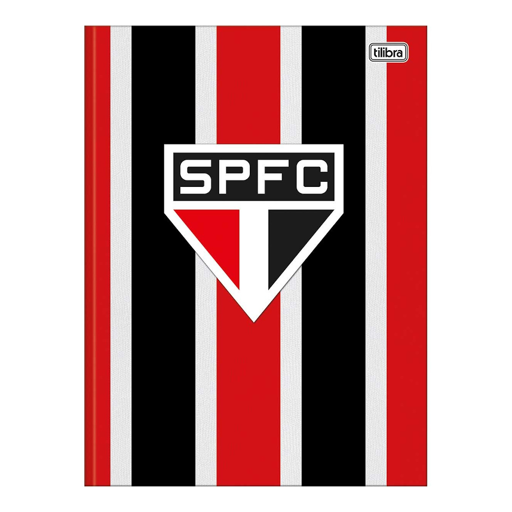 Caderno Brochura Costurado Sem Mola Universitário Grande Capa Dura 80 Folhas São Paulo - Estampas So Caderno Brochura Costurado Sem Mola Universitário Grande Capa Dura 80 Folhas São Paulo - Estampas So