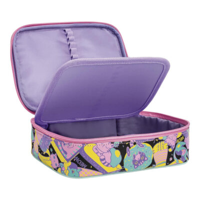 Estojo Box Pelúcia Purrfect Cats – Preto