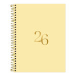 Agenda Espiral M7 Vanilla 2026 - Cores Sortidas