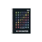 Caderno 1/4 Pequeno Espiral Capa Dura 80 Folhas Now United - Estampas Sortidas