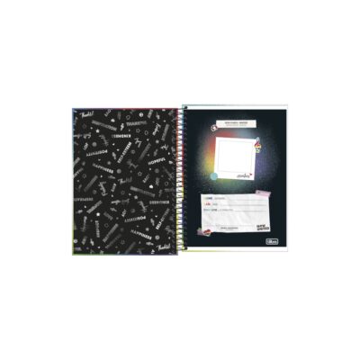 Caderno 1/4 Pequeno Espiral Capa Dura 80 Folhas Now United – Estampas Sortidas