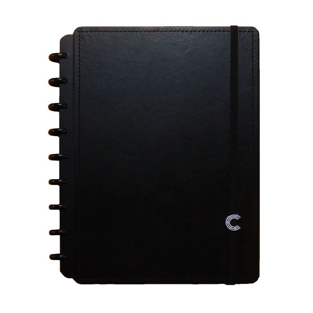 Caderno Inteligente Colegial Médio Espiral Com 80 Folhas - Preto Caderno Inteligente Colegial Médio Espiral Com 80 Folhas - Preto