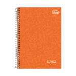 Caderno 1/4 Pequeno Espiral Capa Dura 80 Folhas Lunix - Cores Sortidas