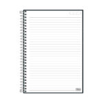 Caderno 1/4 Pequeno Espiral Capa Dura 80 Folhas Lunix - Cores Sortidas