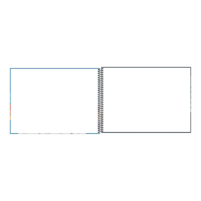 Caderno De Desenho E Cartografia Espiral 80 Folhas Pepper – Estampas Sortidas