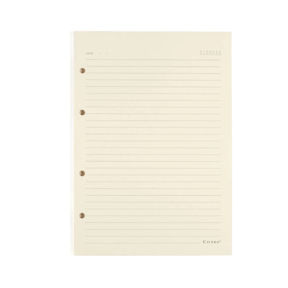 Refil Caderno Pautado - Criativo Office - Amarelo Refil Caderno Pautado - Criativo Office - Amarelo