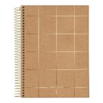Caderno Espiral Universitário Grande Capa Dura 80 Folhas Kraft Gold - Estampas Sortidas