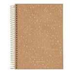 Caderno Espiral Universitário Grande Capa Dura 80 Folhas Kraft Gold - Estampas Sortidas