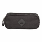 Estojo Crinkle Com 3 Divisórias - Preto