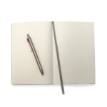 Caderneta Costurada Capa Flexível 100 Folhas A5 - Veludo Rosa Caderneta Costurada Capa Flexível 100 Folhas A5 - Veludo Rosa