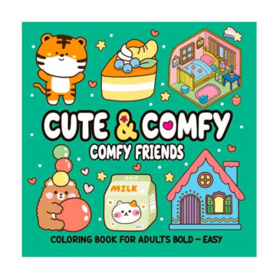 Cute E Comfy - Comfy Friends - Livro De Colorir
