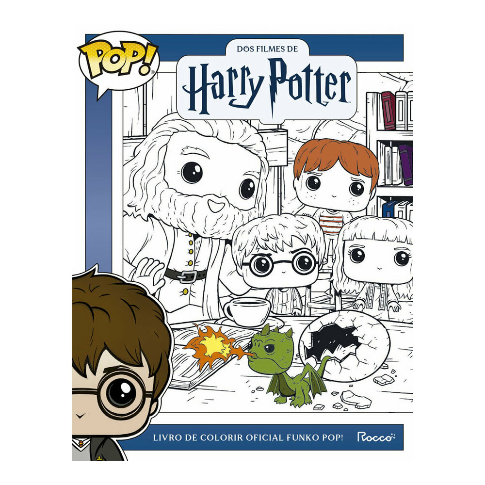 Livro De Colorir Oficial Funko Pop - Dos Filmes De Harry Potter Livro De Colorir Oficial Funko Pop - Dos Filmes De Harry Potter