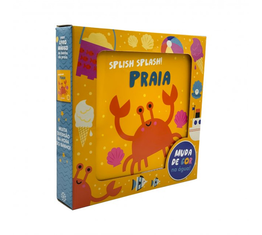 Splish Splash! Praia - Livro De Banho Que Muda De Cor Na Água! Splish Splash! Praia - Livro De Banho Que Muda De Cor Na Água!