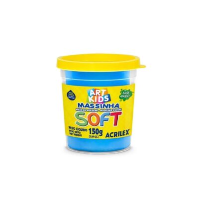 Massa De Modelar Soft 150g - Azul