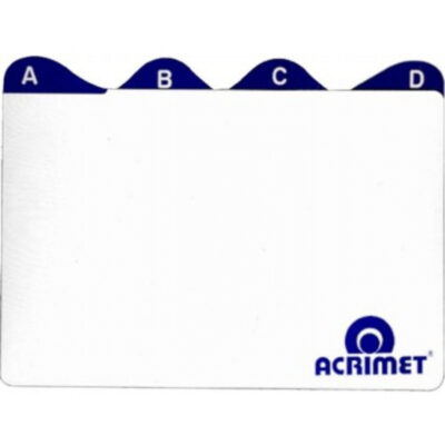 Índice 4x6 - Branco Índice 4x6 - Branco