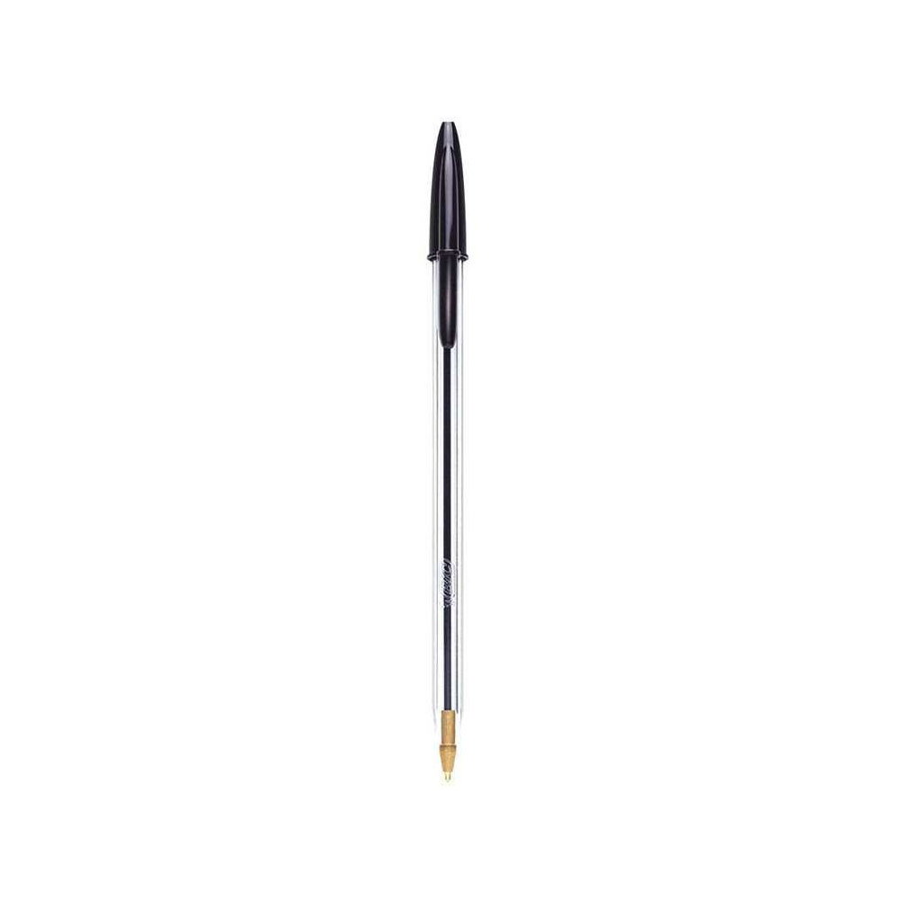 Caneta Esferográfica Bic Cristal 1.0mm - Preta Caneta Esferográfica Bic Cristal 1.0mm - Preta