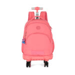 Mochila Laptop Com Rodinhas - Salmão