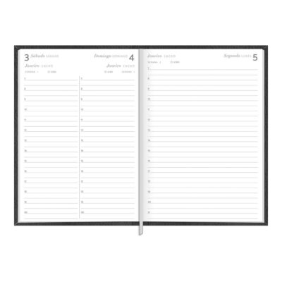 Agenda Costurada M5 Torino 2026 – Preta