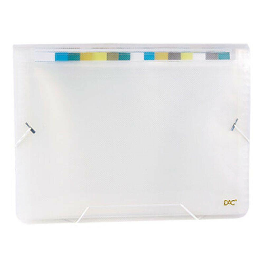 Pasta Sanfona a4 Com 12 Divisorias 325x230mm - Transparente Pasta Sanfona a4 Com 12 Divisorias 325x230mm - Transparente