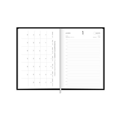 Agenda Costurada M5 Napoli 2026 – Preta