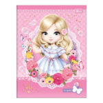 Caderno Brochura Costurado Sem Mola De Caligrafia 40 Folhas Jolie - Estampas Diversas