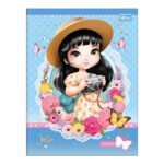 Caderno Brochura Costurado Sem Mola De Caligrafia 40 Folhas Jolie - Estampas Diversas