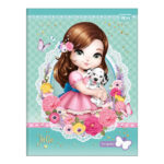 Caderno Brochura Costurado Sem Mola De Caligrafia 40 Folhas Jolie - Estampas Diversas