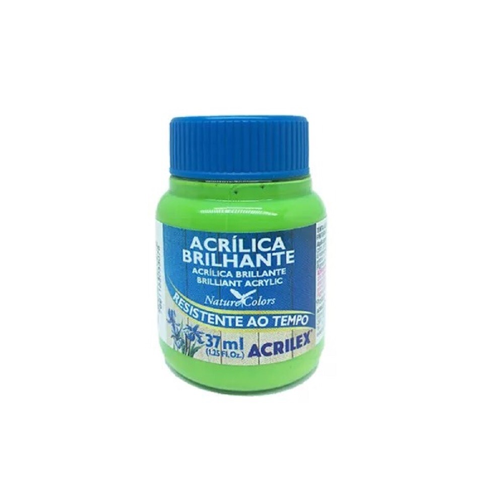 Tinta AcrÍlica Brilhante 37ml - Verde Folha Tinta AcrÍlica Brilhante 37ml - Verde Folha