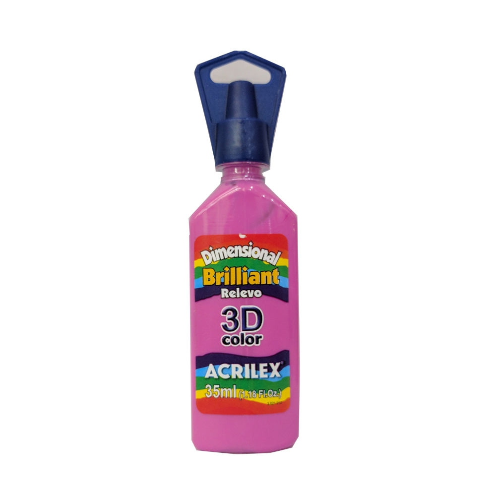 Tinta Dimensional Brilhante 35ml - Rosa Fuchsia Tinta Dimensional Brilhante 35ml - Rosa Fuchsia