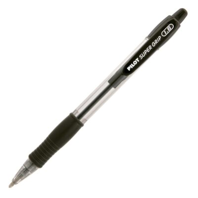 Caneta Esferográfica Pilot Super Grip 1.6mm - Preta