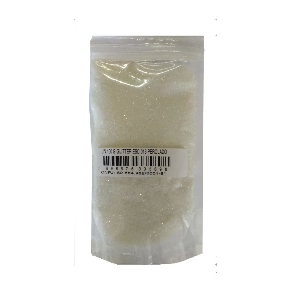 Glitter Simples 100 Gramas - Perolado Glitter Simples 100 Gramas - Perolado