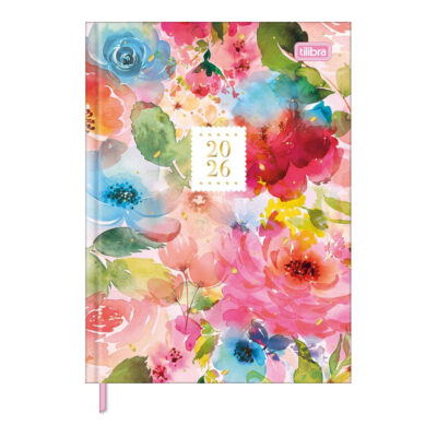 Agenda Costurada M4 Feminina 2026 - Estampas Sortidas