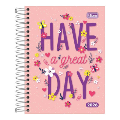 Agenda Espiral M4 Pepper 2026 - Estampas Sortidas