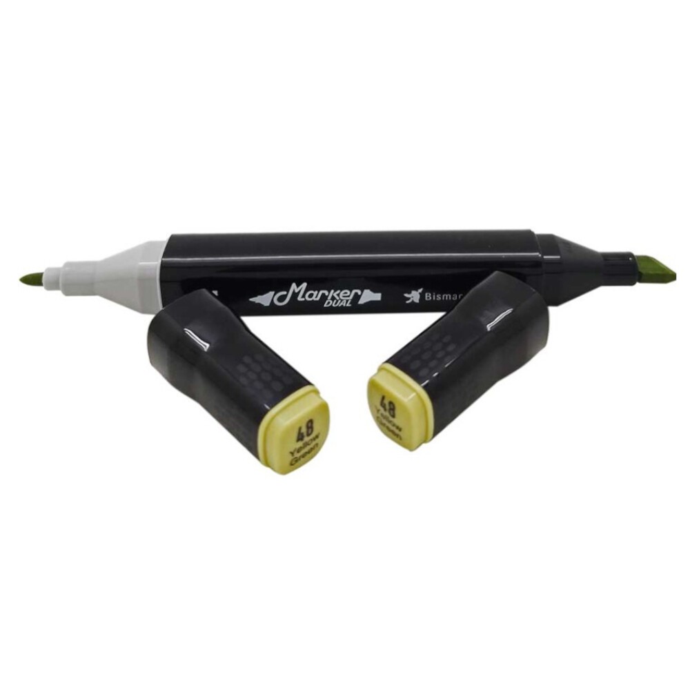 Marcador Permanente 2 Pontas - Yellow Green Marcador Permanente 2 Pontas - Yellow Green