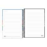 Caderno 1/4 Pequeno Espiral Capa Dura 80 Folhas Pepper - Estampas Sortidas
